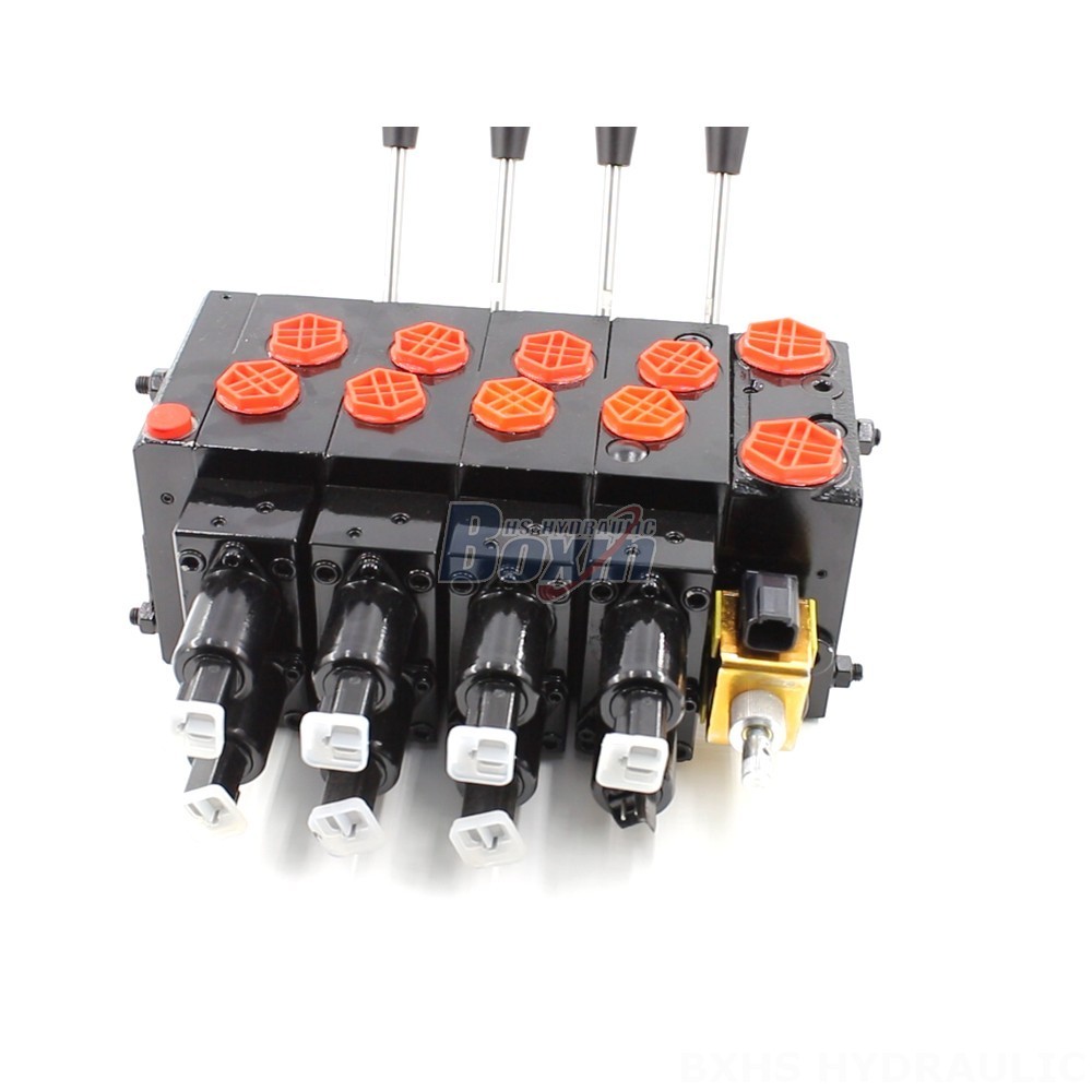 Advanced Hydraulic Valve Technology: HSDVG32 4 Spool Proportional Control Valve main image
